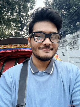 Come appaiono gli occhiali dal davanti