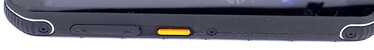 A sinistra: slot schede SIM, pulsante personalizzabile