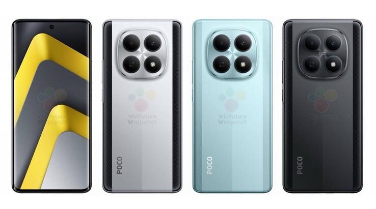 Poco M8 e Poco M8 Pro hanno fondamentalmente lo stesso design (Fonte: Winfuture)