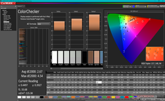 ColorChecker prima della calibrazione