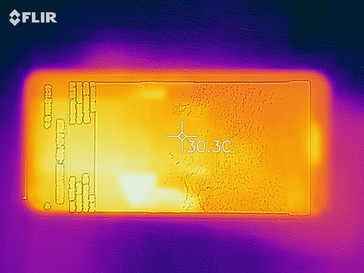 Mappa di calore del lato anteriore del case