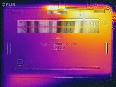 Profilo Termico, lato inferiore unità base (carico massimo)