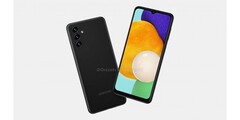 Un rendering di Galaxy A13. (Fonte: OnLeaks x Zouton)