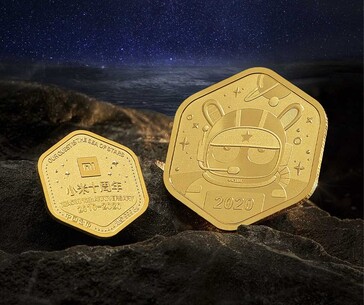 Xiaomi gold coins.(Image source: YouPin)
