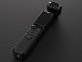 Il DJI Osmo Pocket 3 nella sua impugnatura per la batteria. (Fonte: @Quadro_News)