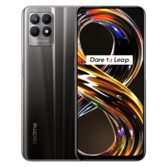 I telefoni economici di Realme come il Realme 8i di INR 13.999 (US$185) hanno aiutato l&#039;azienda a portare Samsung al secondo posto nel mercato indiano (fonte: Realme)