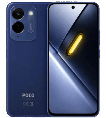 Poco C9 Pro in blu.