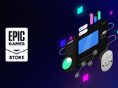 L'Epic Games Store, il cui logo è mostrato qui sopra, non indica se un gioco è stato sviluppato utilizzando l'IA. (Fonte: Epic Games)