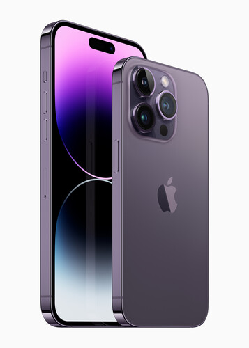 iPhone 14 Pro e iPhone 14 Pro Max - Deep Purple. (Fonte: Apple)