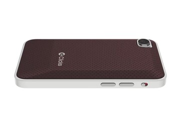 Clicks Communicator presenta un motivo a fossette sul retro e una singola fotocamera. (Fonte: Clicks)