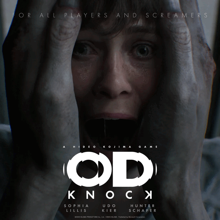 OD ha un nuovo sottotitolo: Knock nel teaser trailer (Fonte immagine: Kojima Productions)