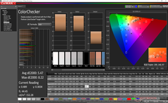 ColorChecker prima della calibrazione (modalità AdobeRGB)
