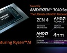 Alcuni processori Ryzen 7040 Phoenix-HS includeranno un motore AMD XDNA AI. (Fonte: AMD)