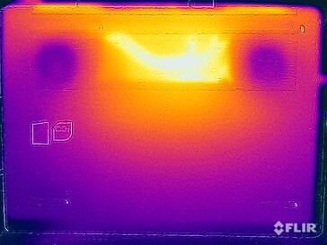 Test di sollecitazione delle temperature di superficie (in basso)