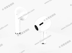 Gli AirPod 3 assomigliano molto agli AirPods Pro. (Fonte immagine: 52audio)