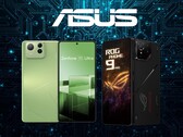 Gli smartphone Asus, tra cui Zenfone 11 Ultra e ROG Phone 9 Pro (Fonte: Asus con modifiche)