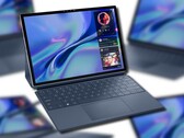 Il convertibile 2-in-1 Dell XPS 9315t si presenta in una delicata colorazione blu. (Fonte immagine: @evleaks - modificato)