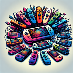 Il Nintendo Switch 2 potrebbe essere più un semplice aggiornamento della console che un'intera rielaborazione del Pro. (Immagine generata dall'AI di DALL-E 3)