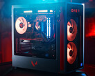 Il nuovo Omen 35L in edizione limitata ha un design a tema Valorant. Nella foto: il desktop da gioco. (Fonte: HP)