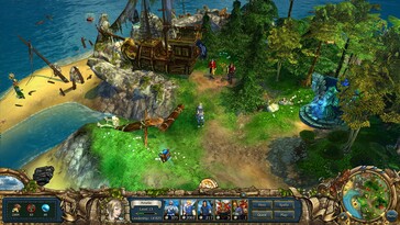 Nell'immagine: uno screenshot di gioco di King’s Bounty: Crossworlds.
