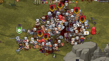 Un'immagine che mostra una battaglia tra due eserciti nel Norland.