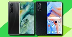 L&#039;Oppo Find X2 Pro e Reno4 Pro 5G utilizzano la sovrapposizione ColorOS dell&#039;azienda Android. (Fonte immagine: Oppo - modificato)