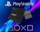 Logo PlayStation con memoria GDDR7 (Fonte immagine: Sony PlayStation, Memphis Electronic GmbH con modifiche)