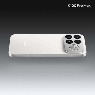 Il K100 Pro Max nella versione «Golden White»