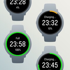 L'ora è indicata durante la carica