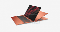 Il Galaxy Book Pro 2 360 avrà un design familiare con una colorazione brillante. (Fonte: @OnLeaks &amp;amp; Giznext)