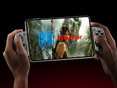 Winlator 10.1 è ora disponibile per il download. Nella foto: un'immagine promozionale di RedMagic Astra. (Fonte immagine: RedMagic e brunodev85 - modificato)