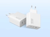 L'adattatore di alimentazione HyperCharge 90W (3 porte) di Xiaomi (nella foto) viene lanciato a livello globale. (Fonte: Xiaomi)