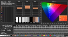 CalMAN: ColorChecker (calibrato)