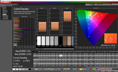 ColorChecker prima della calibrazione