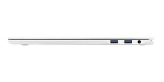 LG Gram Pro 360 - A destra - USB 3.2 Gen2 Type-A, jack audio combo da 3,5 mm. (Fonte immagine: LG)