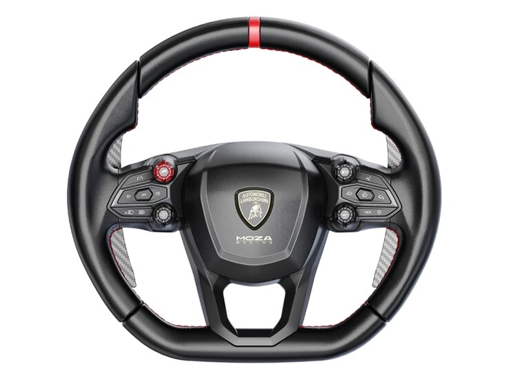 Volante replica Lamborghini Revuelto. (Immagine: Moza)