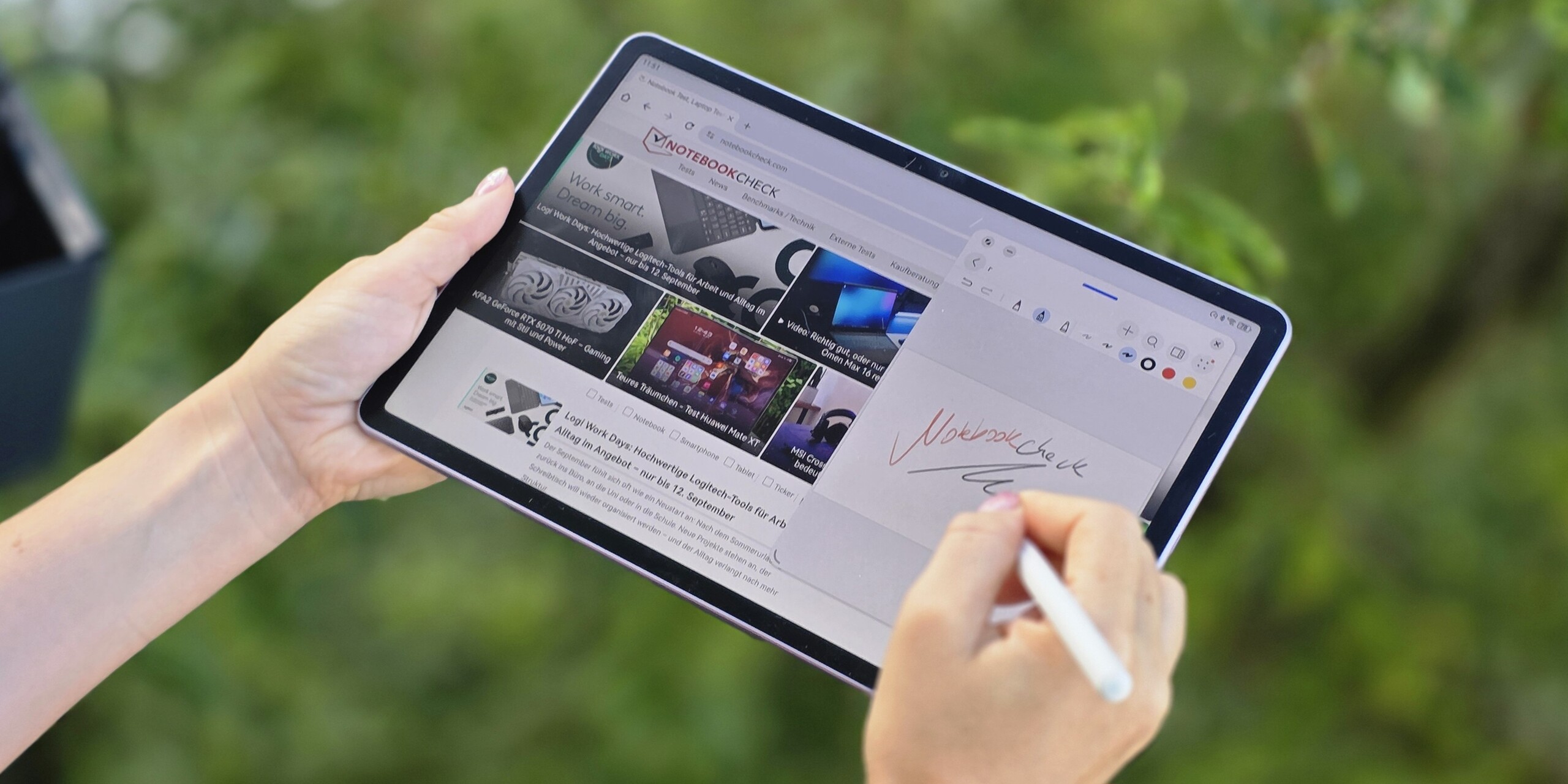 Recensione del tablet Huawei MatePad 11.5 (2025) PaperMatte (Fonte: Marcus Herbrich) 