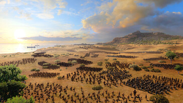 Un'immagine che raffigura un esercito in *A Total War Saga: Troy*.