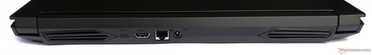 Lato Posteriore: 1x USB 3.2 Gen 2 (inclusa DisplayPort 1.4), 1x HDMI 2.0, 1x Gigabit LAN, alimentazione