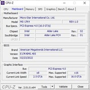 Scheda madre CPU-Z