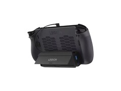 Il power bank Lenovo Legion Go 65W 12800mAh ha un supporto integrato. (Fonte: Lenovo)