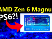 Uno screenshot video che mostra quella che potrebbe essere una APU Zen 6 (fonte immagine: Moore's Law Is Dead YouTube channel)