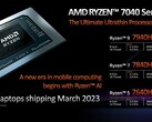 Il Ryzen 7 7840HS è stato sottoposto a benchmark online (immagine via AMD)