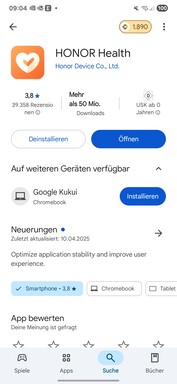 Honor Configurazione dell'app Salute