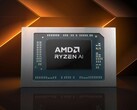 Questa immagine mostra una versione modificata dell’immagine promozionale relativa ai chip Ryzen AI di AMD.