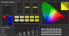 CalMAN: Colour Saturation (calibrato)