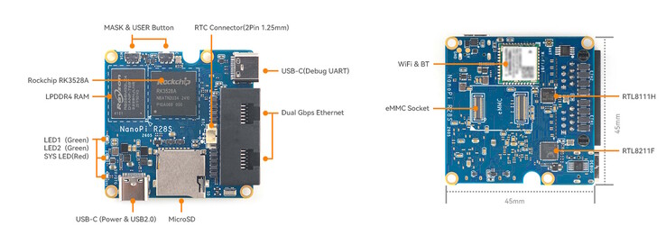 È presente uno slot per schede microSD, ma non è presente un connettore GPIO