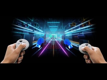 Render che mostra i controller per l'auricolare Galaxy XR. (Fonte: Android Headlines)
