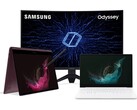 Tutti i preordini del laptop Galaxy Book2 Pro riceveranno in omaggio un monitor da gioco curvo da 32 pollici (Fonte: Samsung)