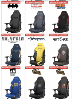 Alcune delle edizioni speciali (Fonte: Secretlab)